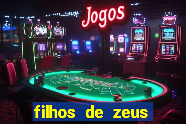 filhos de zeus mitologia grega